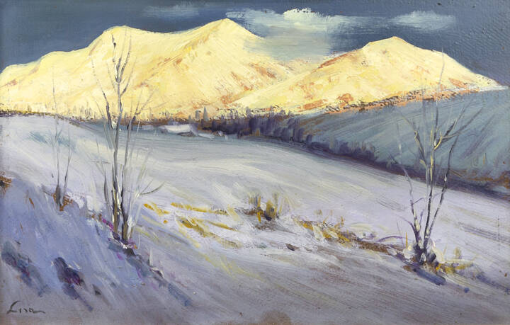 MARIO LISA - 'Neve in Val di Lanzo' 1973