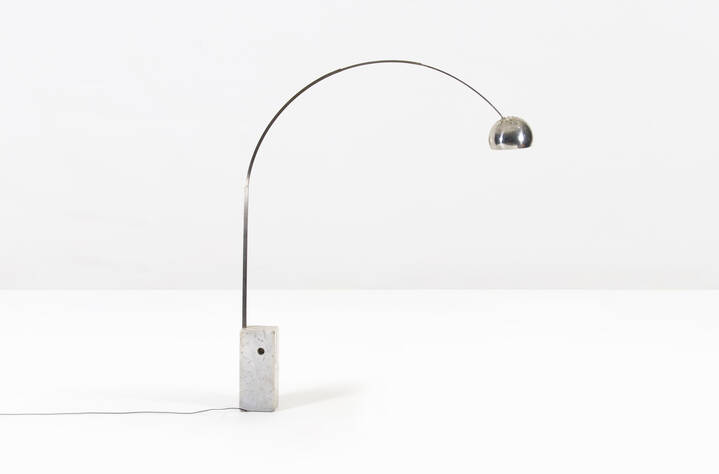 ACHILLE E PIER GIACOMO CASTIGLIONI - Lampada mod. Arco