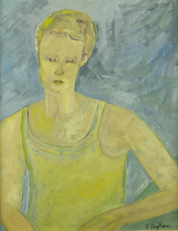 SILVIA DOGLIANI - 'Ritratto di giovane uomo' 1980