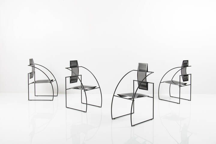MARIO BOTTA - Quattro sedie mod. Quinta