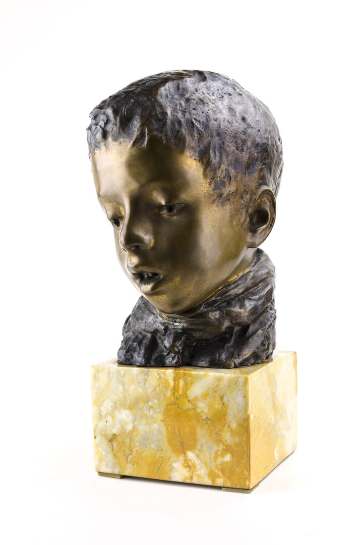 VINCENZO GEMITO - 'Testa di fanciullo'