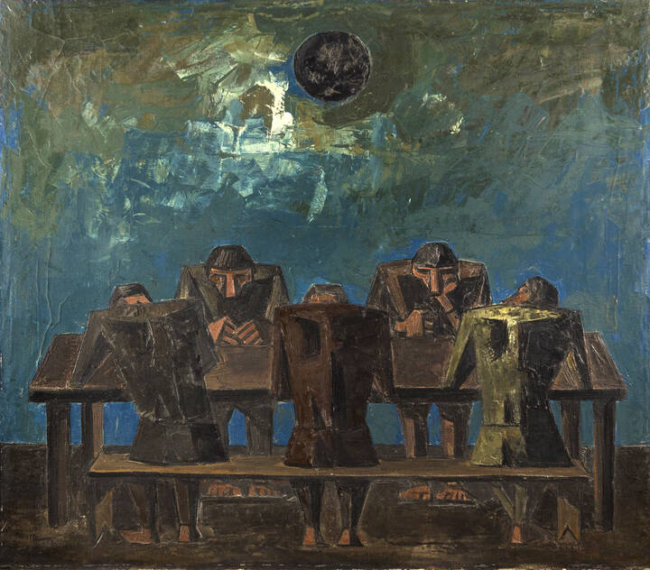 PIETRO MORANDO - 'La mensa notturna' 1951