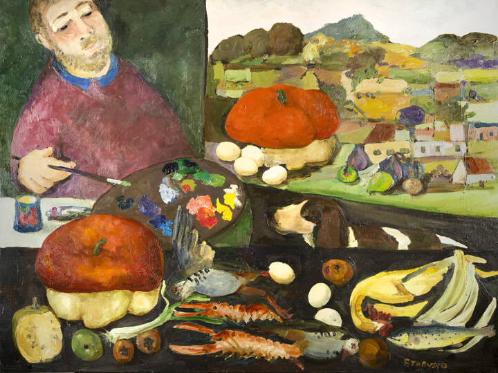 FRANCESCO TABUSSO - 'Pittore in campagna' 