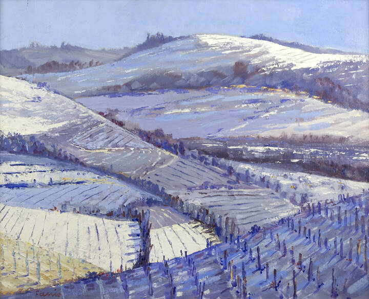 CLAUDIO FASSIO - 'Nevicata astigiana. Agliano Terme' 2010