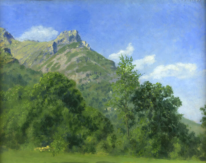 MARCO CALDERINI - 'Paesaggio montano' 17-8-937