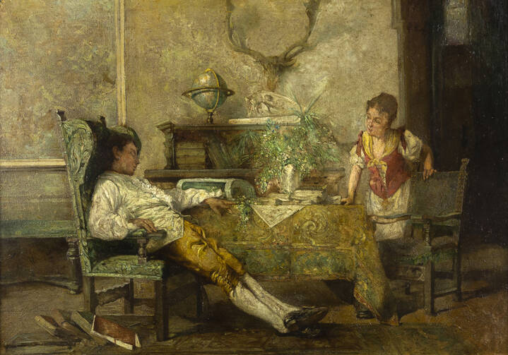 ANDREA MARCHISIO - 'Studiare stanca (Goethe e Bettina Brentano)'