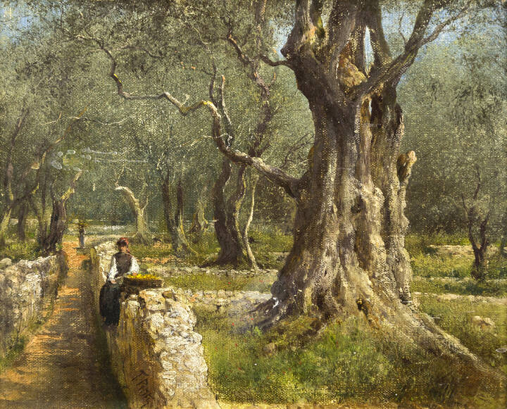 FILIBERTO PETITI - 'Fra gli ulivi'