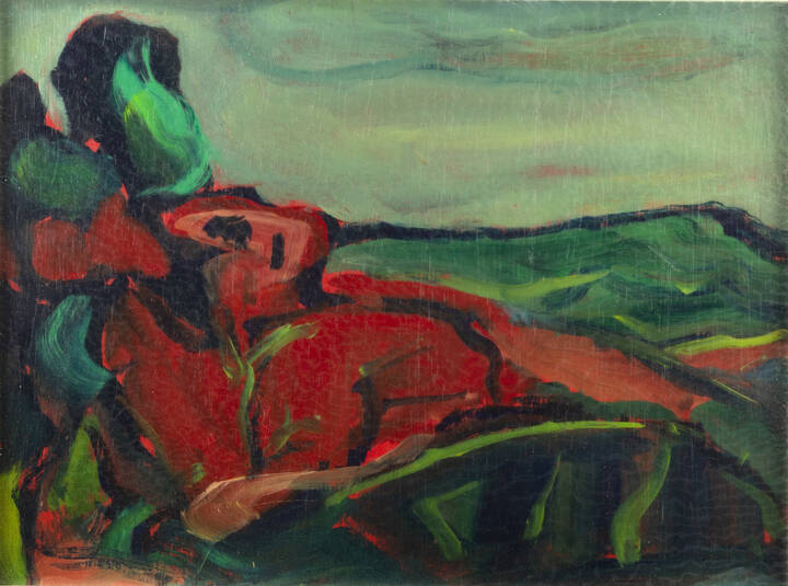 ADRIANO TUNINETTO - 'Paesaggio' Torino 1977