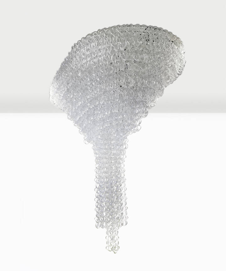 ANGELO MANGIAROTTI - Grande lampadario della serie Sella