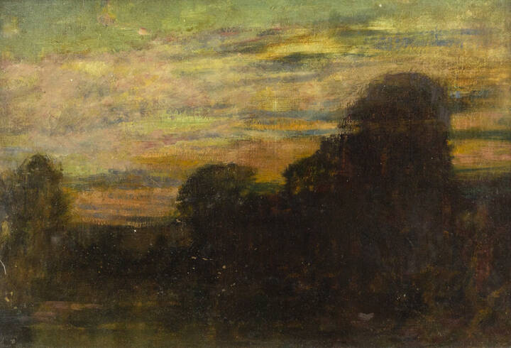 ALBERTO PASINI - 'Paesaggio' 