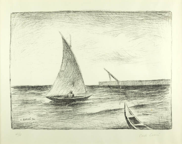 CARLO CARRA' - 'Marina' 1944