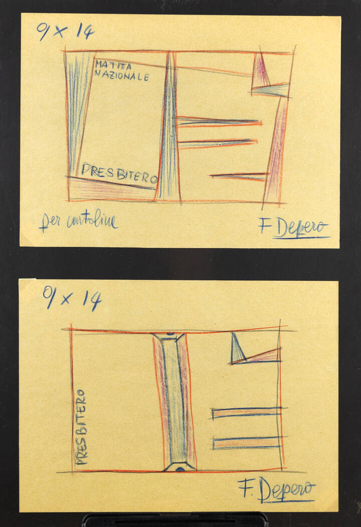 FORTUNATO DEPERO - 'Presbitero'