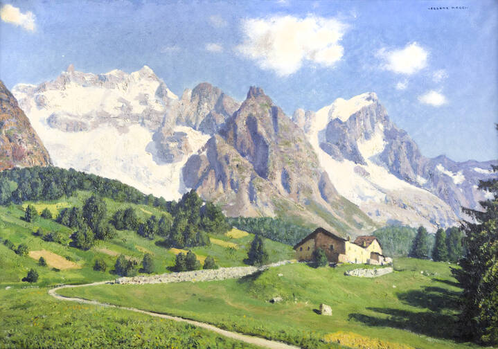 CESARE MAGGI - 'Il Monte Bianco. Courmayeur'