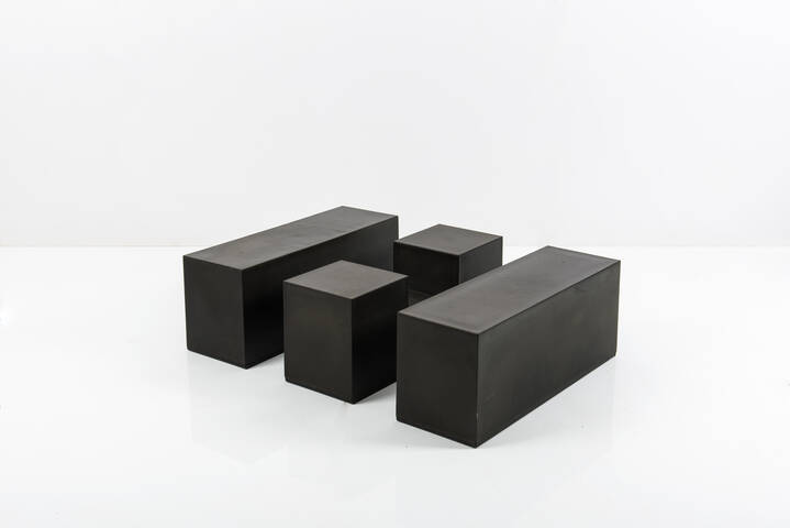 MARIO BELLINI - Tre tavolini della serie Scacchi