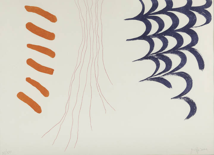 GIORGIO GRIFFA - 'Senza titolo' 2000