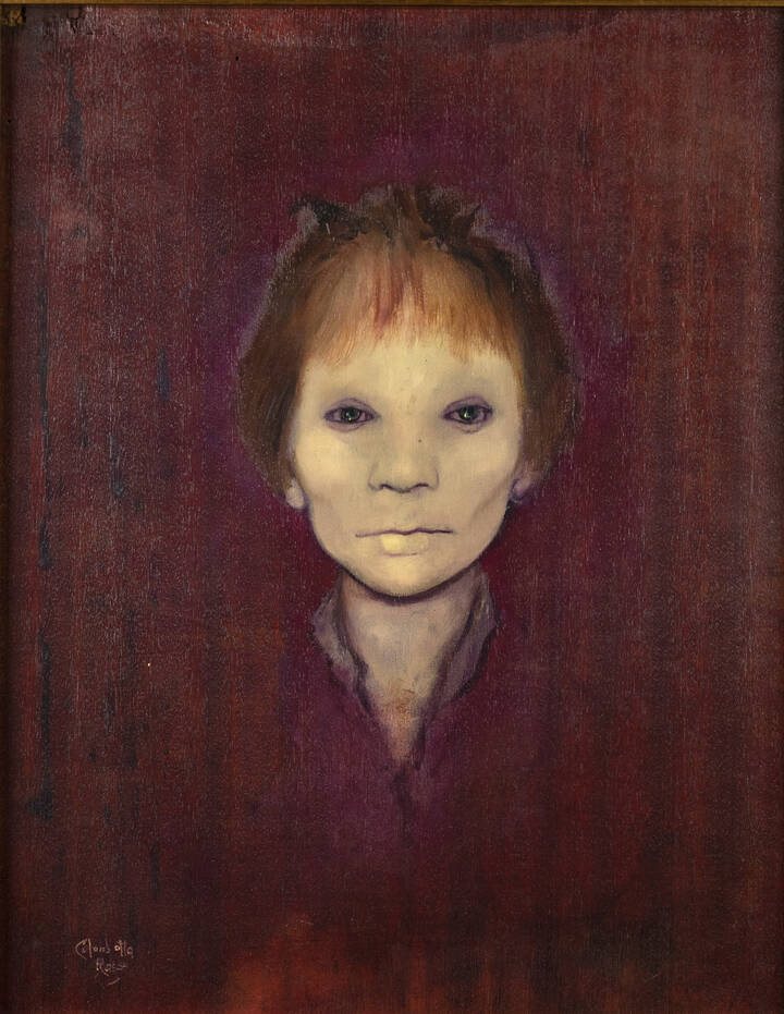 ENRICO COLOMBOTTO ROSSO - 'Volto femminile'