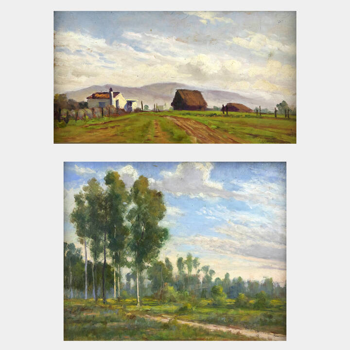 GIORGIO CERAGIOLI - 'Lotto di due dipinti'