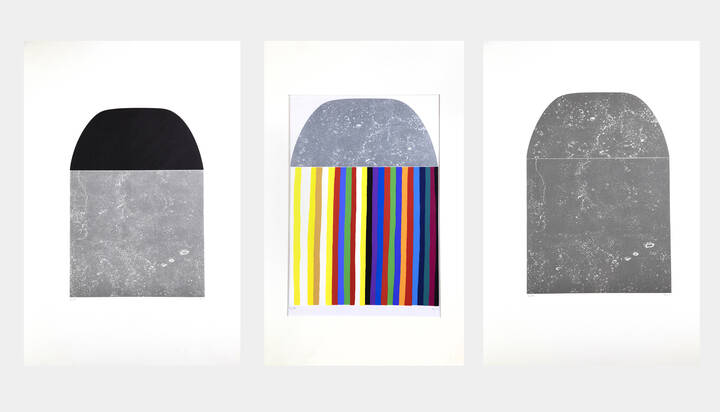 ALBERTO BURRI - 'Trittico' 1975