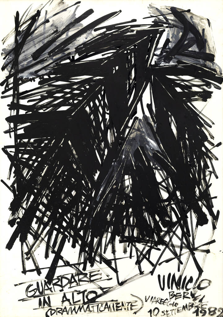 VINICIO BERTI - 'Guardare in alto drammaticamente' Viareggio 1982