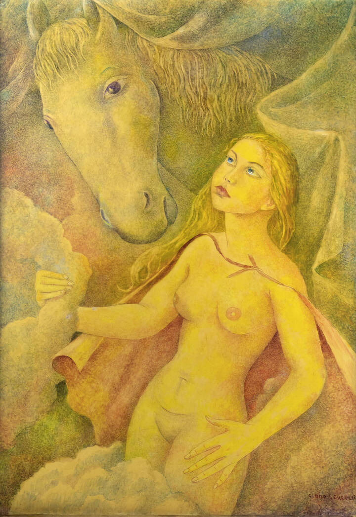 GEMMA VERCELLI - 'Nudo di fanciulla e cavallo'