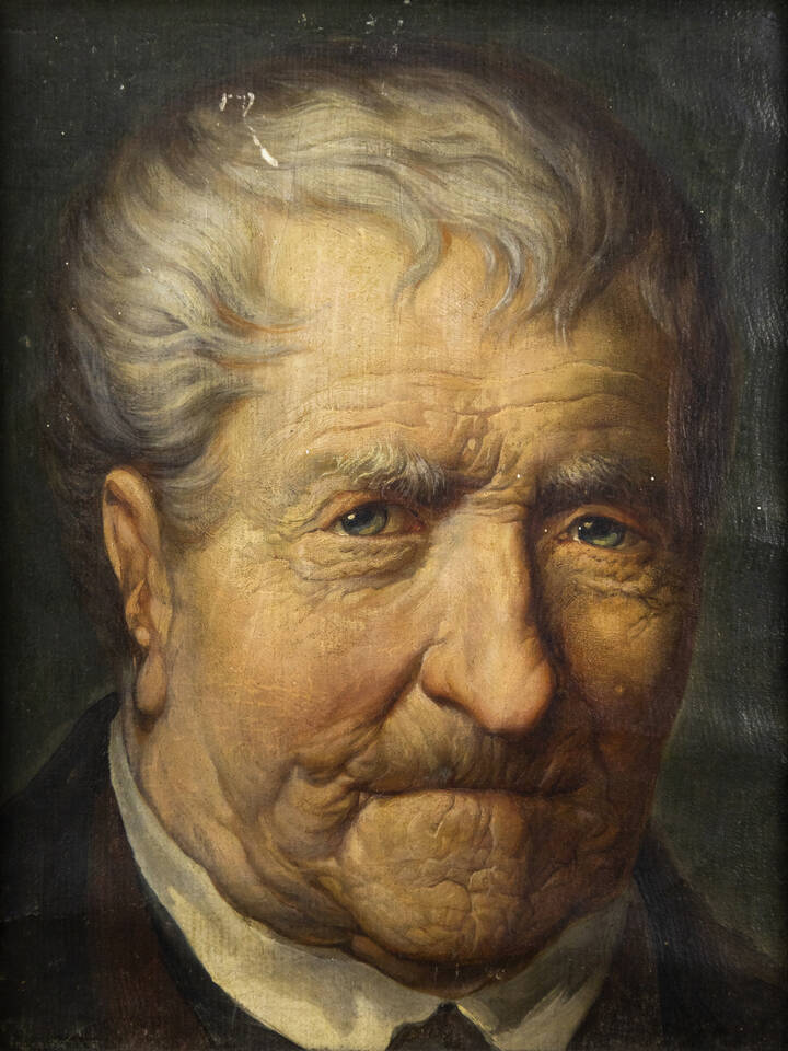 PITTORE ANONIMO - 'Volto virile'