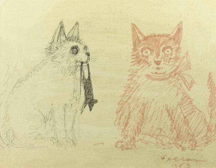 FELICE VELLAN - 'Vita da gatti' 1953