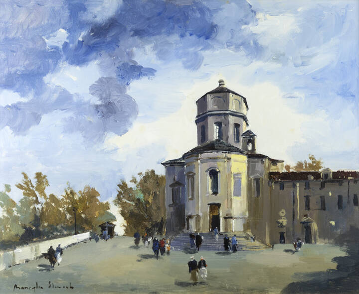 EDMONDO MANEGLIA - 'Chiesa collinare'