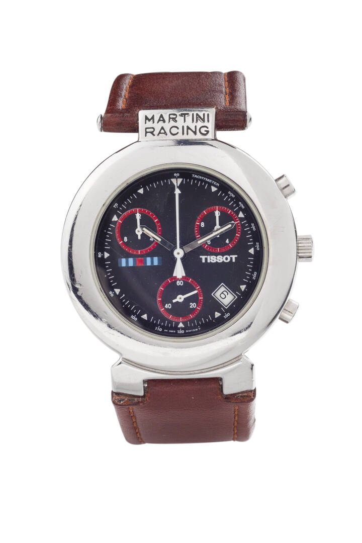 TISSOT - Cronografo a tre contatori, ref.385110, anni '90