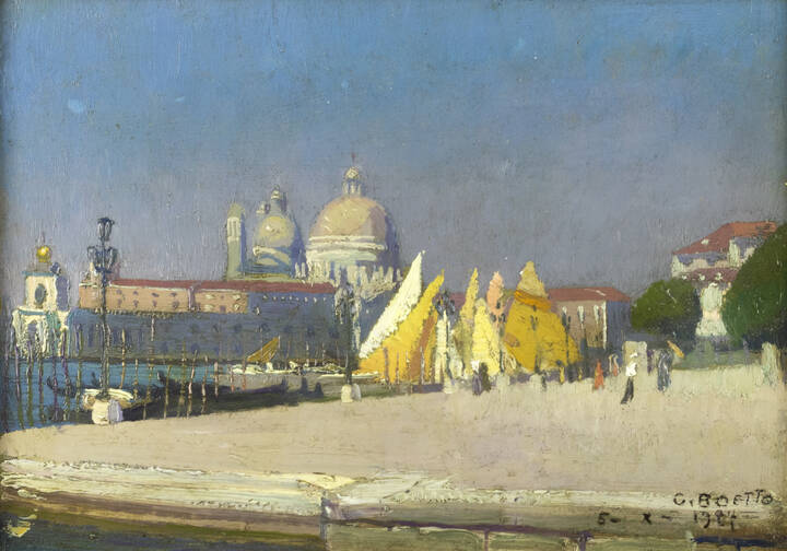 GIULIO BOETTO - 'Venezia. La Chiesa della Salute' 5-X-19(?)7
