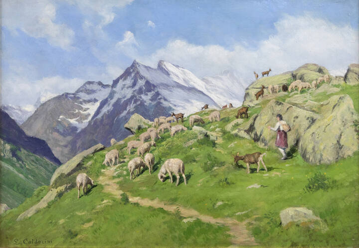 LUIGI CALDERINI - 'Alti pascoli' 31-5-44