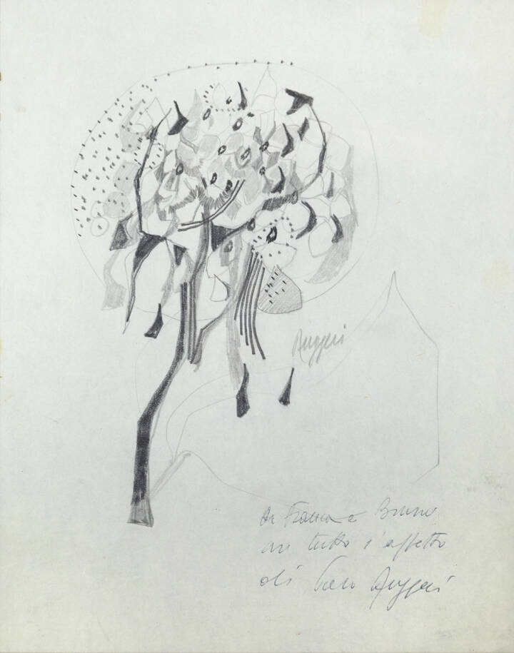 PIERO RUGGERI - 'Senza titolo' anni '960