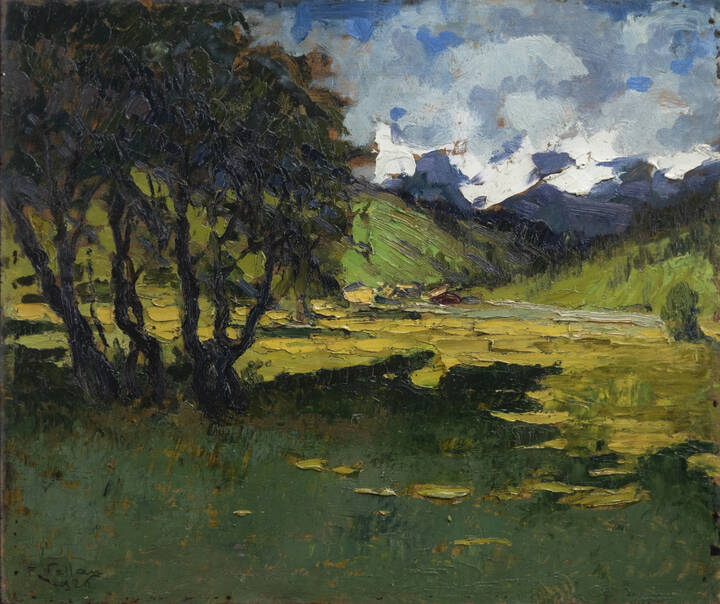 FELICE VELLAN - 'Val d'Ayas' 1926