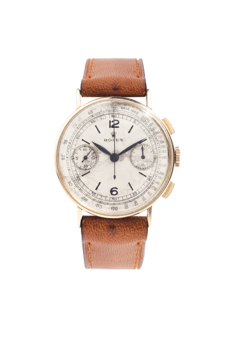 ROLEX - Cronografo a due contatori, ref. 3484, anni '40