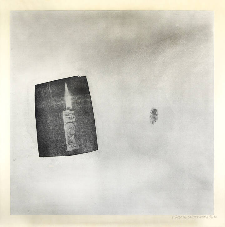 ROBERT RAUSCHENBERG - 'Features (from Currents)' 1970