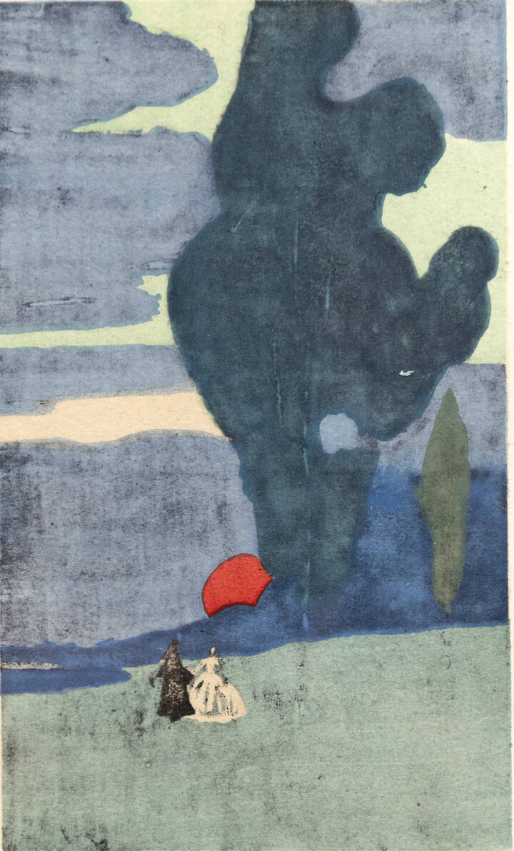 WASSILY KANDINSKY - 'Lever de lune'