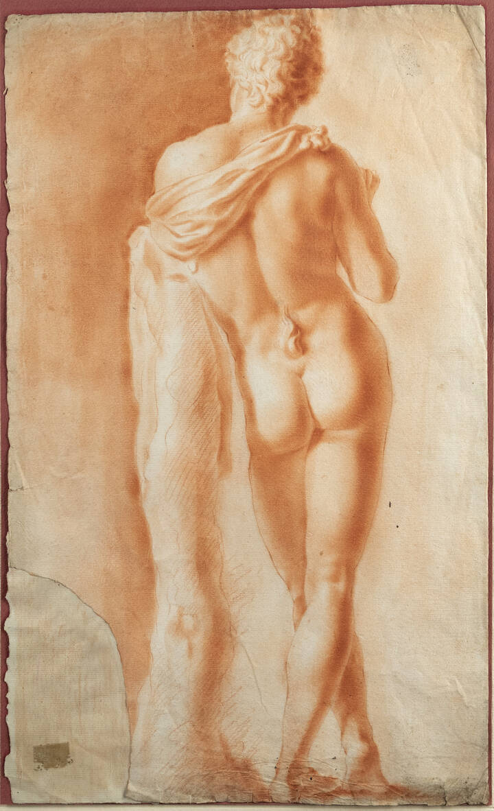 PITTORE ANONIMO - 'Nudo accademico'