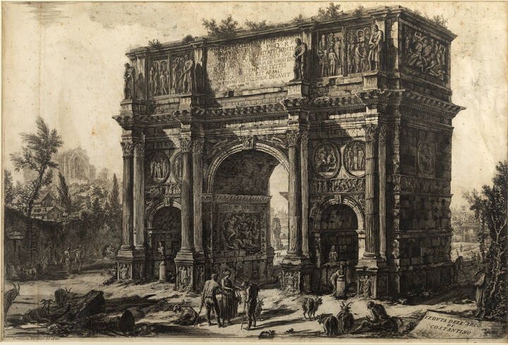 GIOVANNI BATTISTA PIRANESI - 'L'Arco di Costantino' 