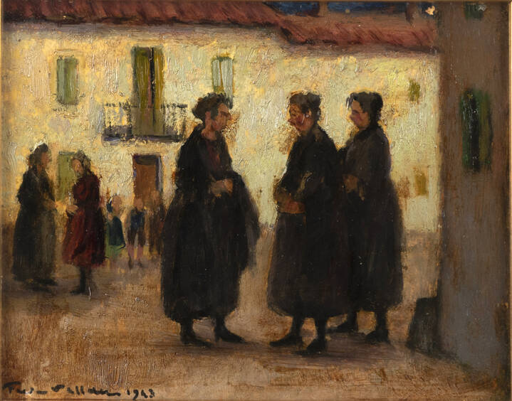 FELICE VELLAN - 'Donne in paese' 1943