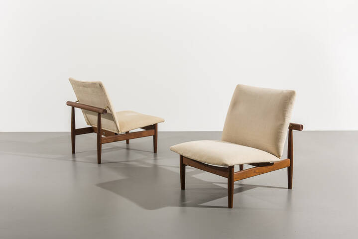 FINN JUHL - Coppia di poltrone mod. 137