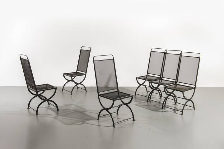 LUIGI CACCIA DOMINIONI - Sei sedie mod. Nonaro