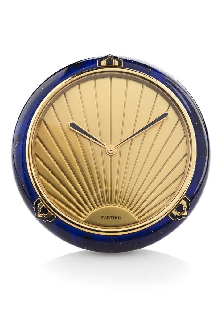 CARTIER - Modello 'Must de Cartier', sveglietta da tavolo