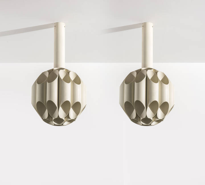 GIANNI CELADA - Coppia di lampadari mod. Carciofo