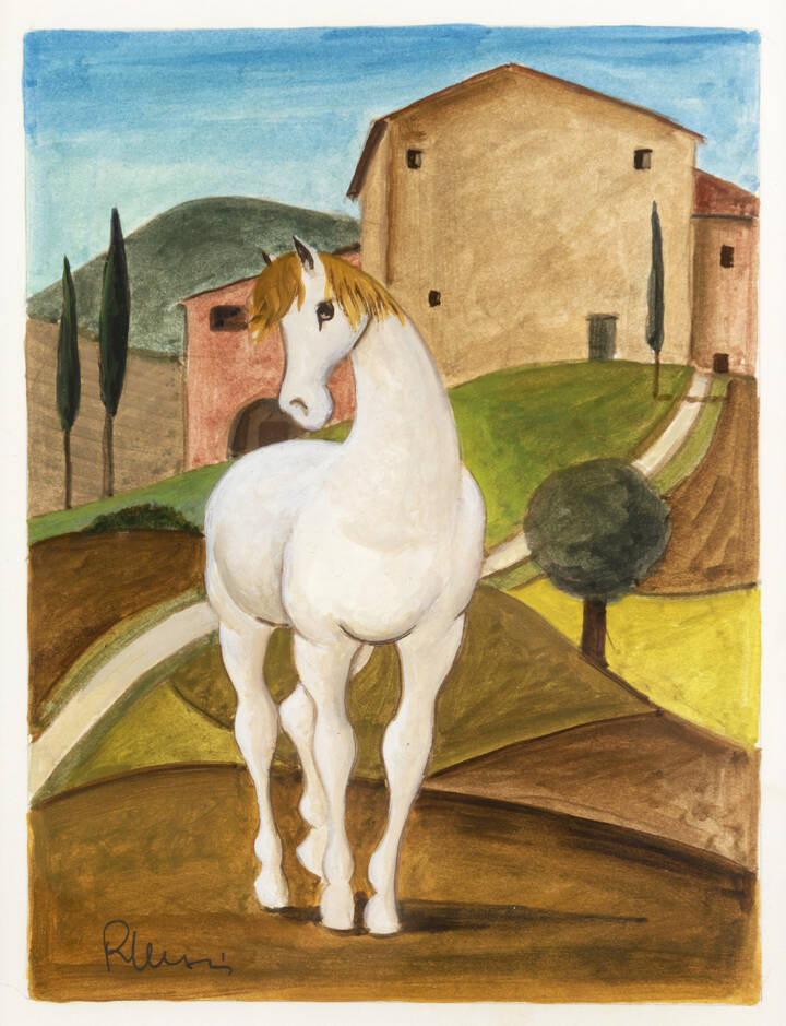 ROBERTO MASI - 'Cavallino con casale' 2009