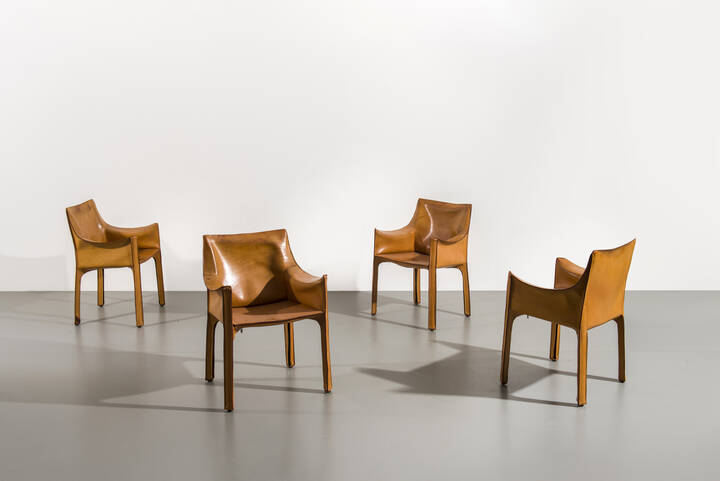 MARIO BELLINI - Quattro sedie mod. Cab 4123