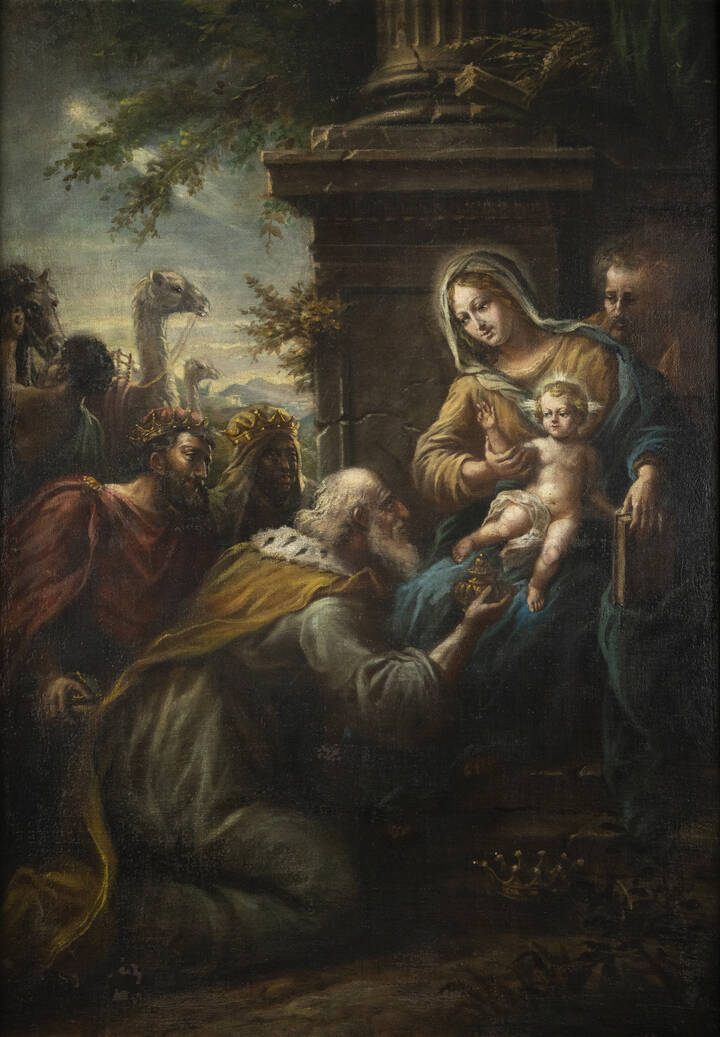 PITTORE ANONIMO - 'Adorazione dei magi'