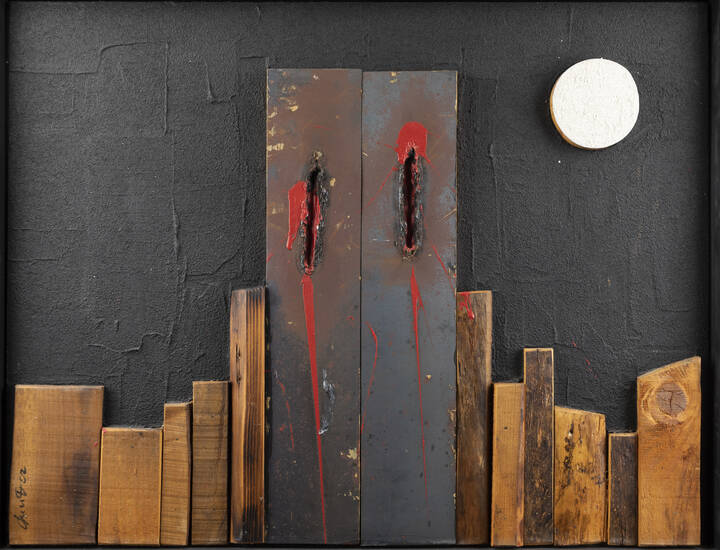 PIERLUIGI DE LUTTI - 'Doppia ferita' 2002