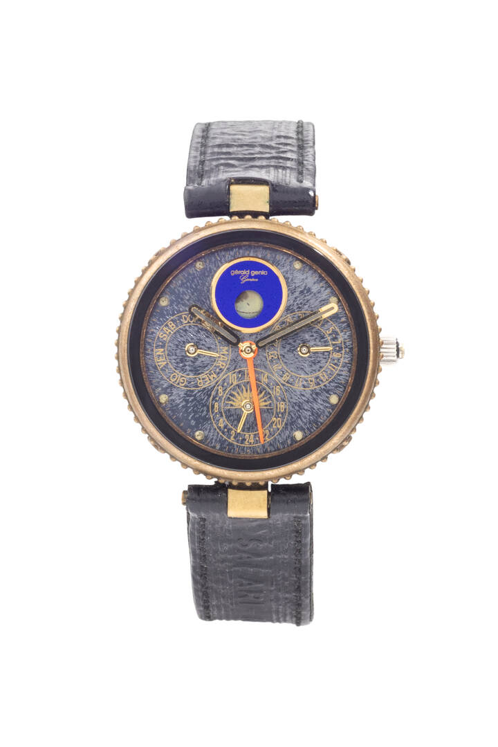 GERALD GENTA - Mod. 'Gefica Safari', ref.27616, anni '80