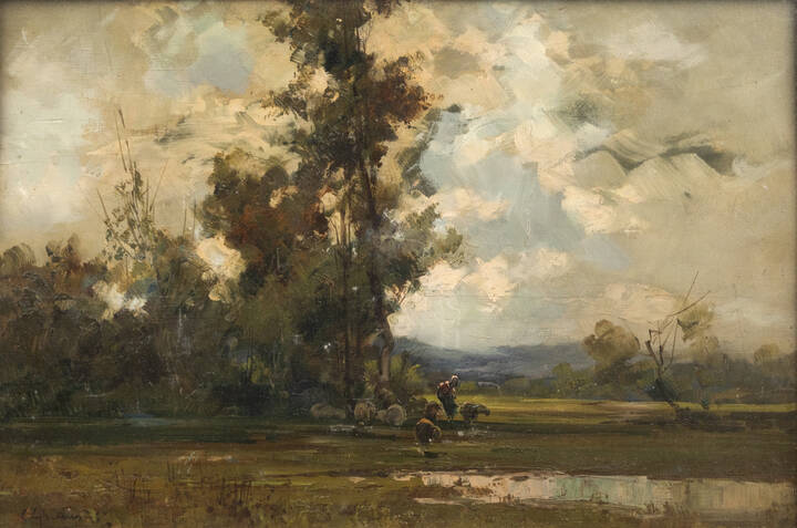CESARE GHEDUZZI - 'Campagna piemontese'