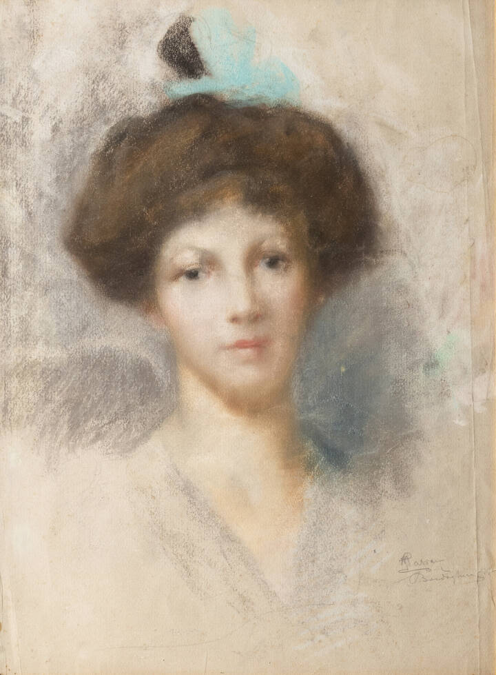 POMPEO MARIANI - 'Ritratto (Bordighera)'