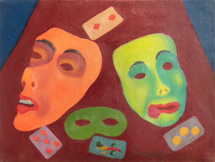 NICOLA GALANTE - 'Maschere e carte da gioco' '69
